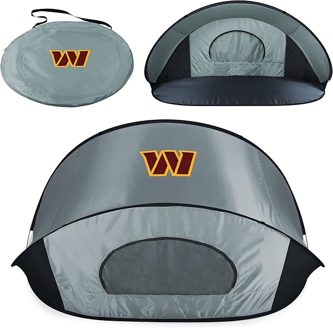 Picnic TIME NFL Manta Portable Beach Tent - Pop Up Tent - Beach Sun Shelter Pop Up