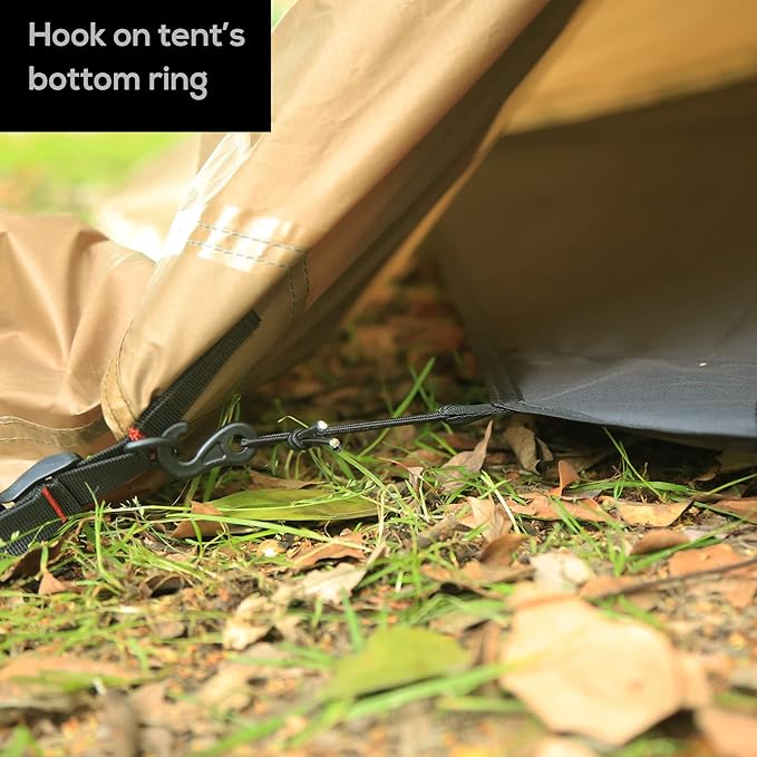Preself Full Footprint for Tipi Hot Tent T3 XL Ground Sheet Mat Tent Floor Waterproof Camping Tarp