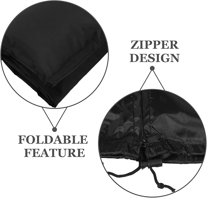 Large Bread Pan Rack Cover 210d Oxford Cloth with Zipper 59x72x163cm Black Bakery and Commercial Kitchen Dust Cover for Tray and Bun Racks