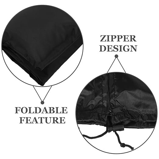 Tofficu Heavy Duty Oxford Cloth Bun Pan Rack Cover with Zipper Large 210d Dustproof Bread Tray Rack Protector for Bakery and Kitchen Use Black 59x72x163cm