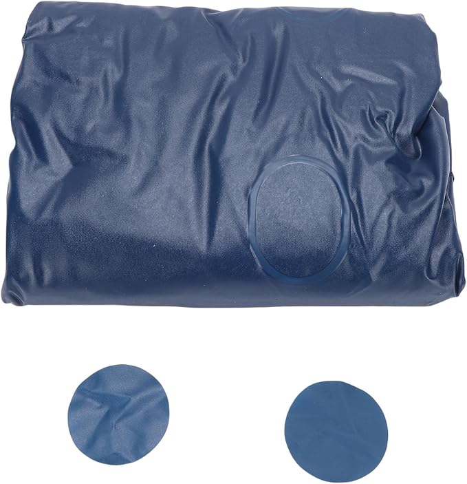 Inflatable Mattress Flocked PVC Single Blow Up Mattress Camping Sleeping Pad with Reinforced Material for Home Outdoor Camping Hiking