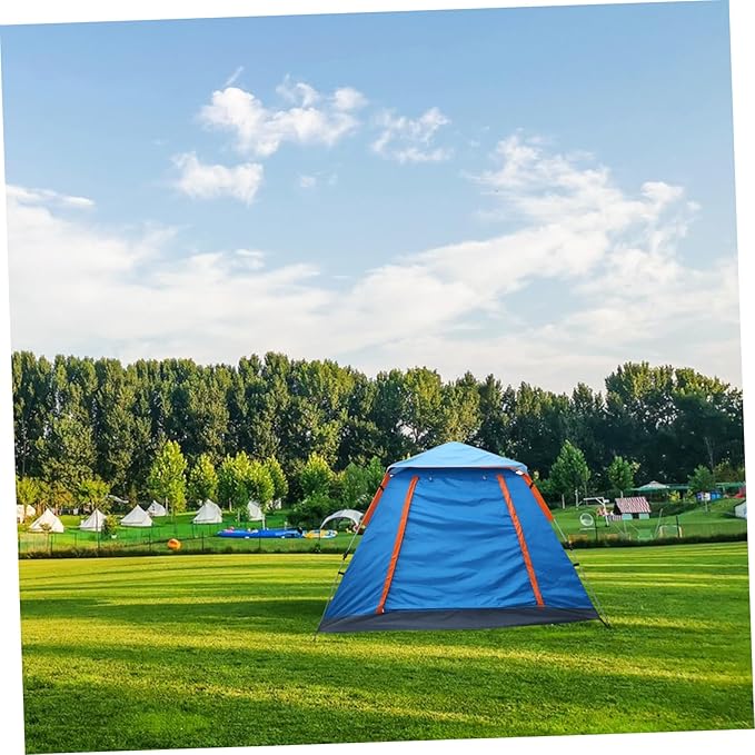 POPETPOP 1Set Portable Outdoor Automatic Camping Tent Convenient Design for People for Hiking Beach and Outdoor Adventures Durable
