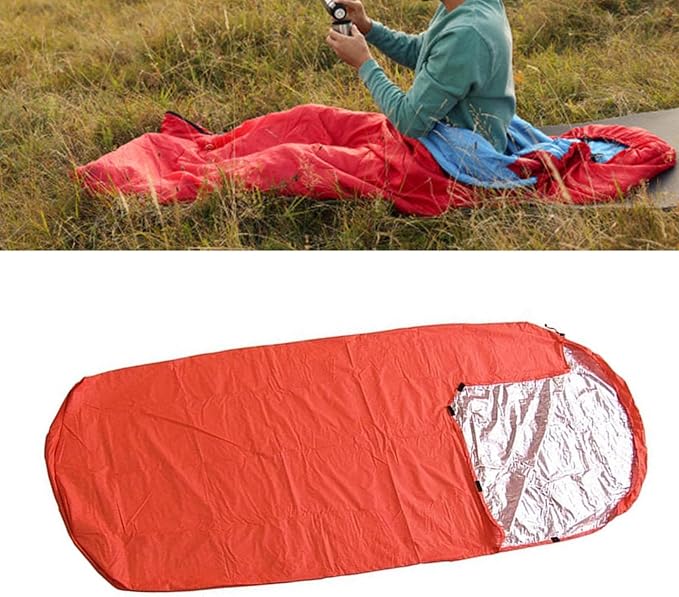 Thermal Survival Bivvy Sacks for Camping Outdoor Emergencies Thermal Blanket Survival Bag Emergencies Bivvy Bag