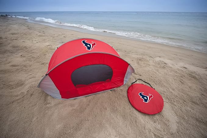 Picnic TIME NFL Manta Portable Beach Tent - Pop Up Tent - Beach Sun Shelter Pop Up