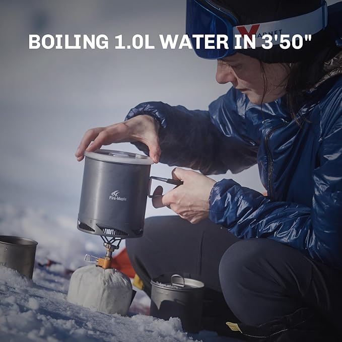 Fire-Maple FMS-300T Portable Stove Ultra Light Hiking Stove Titanium for Backpacking Camping Outdoor ISPO Design Award Gold Winner