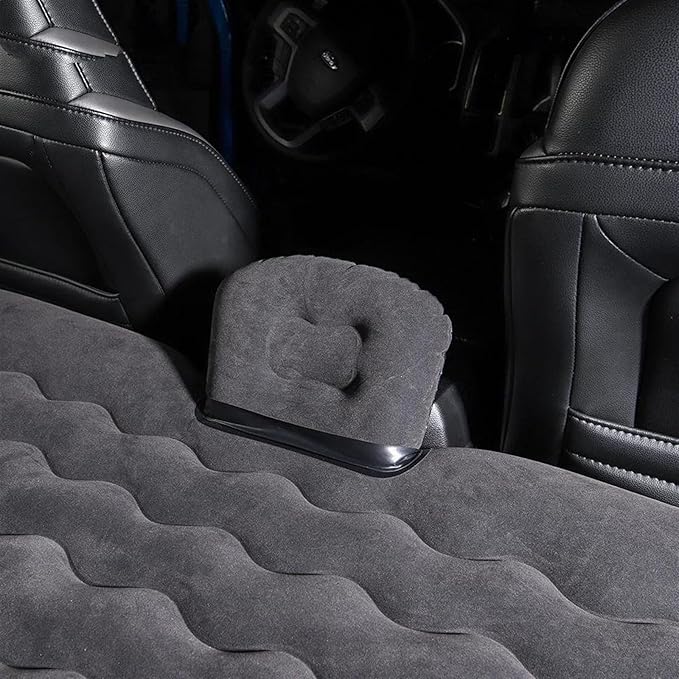 Car Inflatable Mattress SUV Camping Inflatable Bed Flocking Material Air Mattress Anti-Fall Design Car Mattress 72 Hours Leakage Test