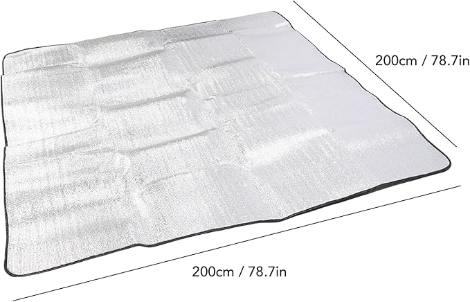 Cuifati Picnic Mat Thickened Aluminum Film Camping Blanket for Outdoor