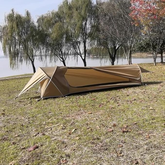 Single Person Tent Ultralight Backpacking Tent Waterproof Hiking Tent for Camping 1 Person Lightweight Camping Tent