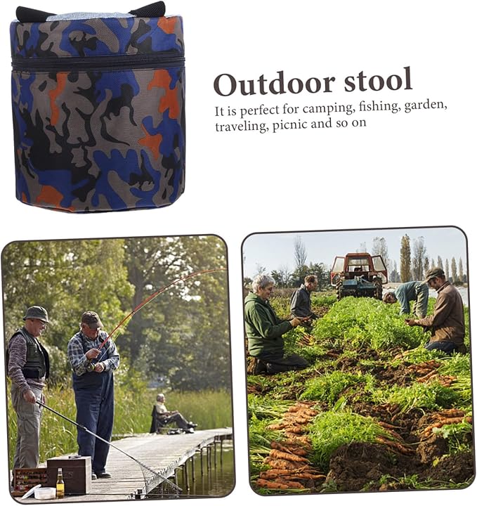Milisten Gardening Seat for Seniors Portable Lightweight Stool for Garden Work Random Style