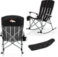 Picnic TIME NFL Unisex-Adult NFL Outdoor Rocking Camp Chair XL Heavy Duty Camping Chair for Adults
