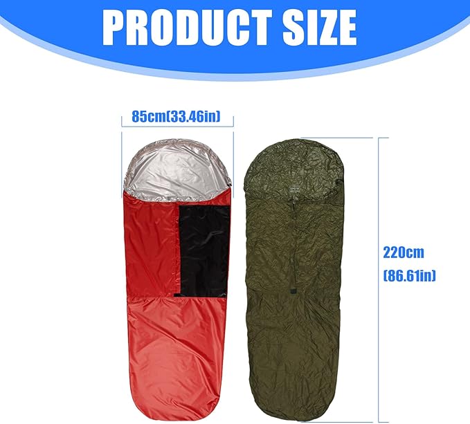 Militaries Camping Sleep Bag Protector Permeable Emergencies Sleep Bag Covers for Various Weather Outdoor