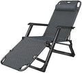 Outdoor Folding Recliner Deck Chair for Garden Beach Patio Comfortable Rocking Sunbathing Lounge Chair