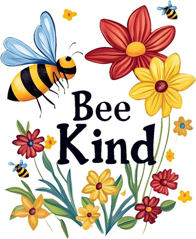 CafePress Bee Kind 50 x 60 Water-Resistant Outdoor Blanket