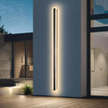 70.9In Outdoor Wall Sconces Black Modern Exterior Wall Light Fixtures for House 3CCT Dimmable LED Long Outside Wall Light for Garage Patio Porch Doorway Stairway