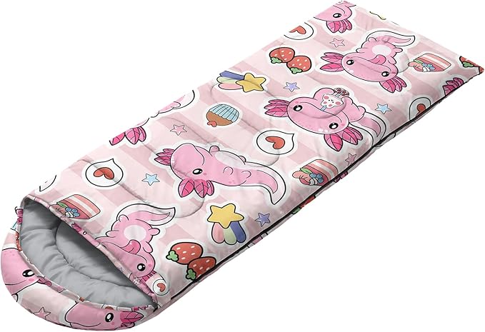 CVHOUSE Camping Sleeping Bags3 Season Warm &amp Cool WeatherLightweightWaterproof Sleeping Bags for Adults &amp KidsTravelingand OutdoorsCamping Gear Equipment