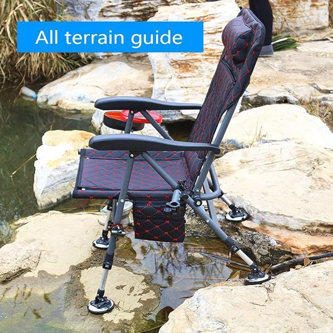 Folding Chair ReclinerAdjustable Reclining Sun Loungers Chairs Heavy Duty Sun Lounger Recliner Chairs Office Lunch Break Chair for Outdoor Patio Camping Beach Deck Beautiful Scenery