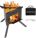 Portable Tripod Camping StoveWood-Burning Rocket Stove with Carry Bag Ideal for Camping Backyard Cooking &amp Outdoor Adventures
