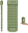 Sleeping Pad for Camping - 4” Thick Inflatable Camping Mat with Built-in Pump &amp Pillow Ultralight Self Inflating Camping pad Backpacking Sleeping Mat for Hiking Tent Traveling