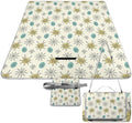 Modern Atomic Stars Retro Colors Stock Illustration Waterproof Outdoor Picnic Blanket Sandproof Beach Mat for Camping Hiking Grass Travelling