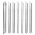 6 Pcs 12 Inch Stainless Steel Divider for Steam Table Pan Adapter Bar Metal Food Divider for Restaurant Kitchen Food Service Accessories