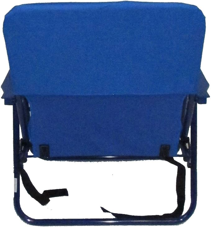 Personalized Imprinted Backpack 1 Position Beach Chair - Dark Blue