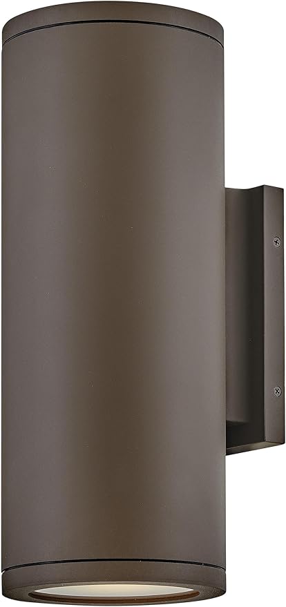 Hinkley Silo Large Up/Down Light Wall Sconce Architectural Bronze