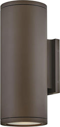 Hinkley Silo Large Up/Down Light Wall Sconce Architectural Bronze