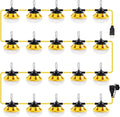 200FT Construction String Lights LED Industrial Grade Best for Construction Sites Renovation WalkwaysPatioMine cave Outdoor and Other Outdoor Lighting Solutions UseFree for Climbing Hook