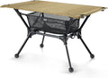 ONETIGRIS Dipper Camping Table Lightweight Portable Folding Table with Mesh Storage Net High/Low Options Ideal for Camping Hiking Tailgating Beach Picnic Travel Backyard