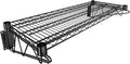 14 x 36 Black Epoxy Wire Wall Mount Shelf