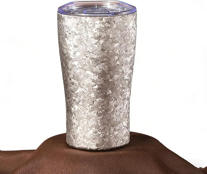 300ml Titanium Cup Double Wall Beer Mug Ultralight Druable Drinkware for Outdoor Camping Multiple Colors Gift for Beer Lovers for Men Women Dishwasher Safe RT155D (Silver)
