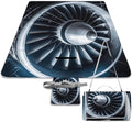 Jet Engine Beach BlanketPortable Waterproof Picnic Blanket58.3''x 58.3'' Extra Large Picnic Mat for BeachCamping Grass Lawn Park Accessorie for Festival BBQ