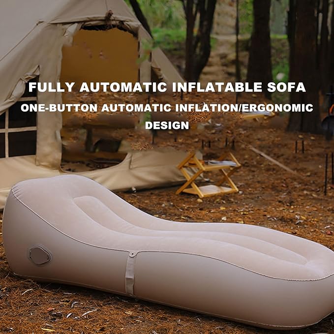 Inflatable Mattress Outdoor Inflatable Sofa Can Lie Down and Sleep Fully Automatic Inflatable Thickened Air Cushion Suitable for Outdoor Camping Camping Family