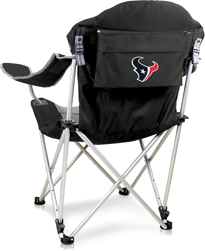 Picnic TIME NFL Unisex-Adult NFL Reclining Camp Chair Beach Chair for Adults Sports Chair with Carry Bag