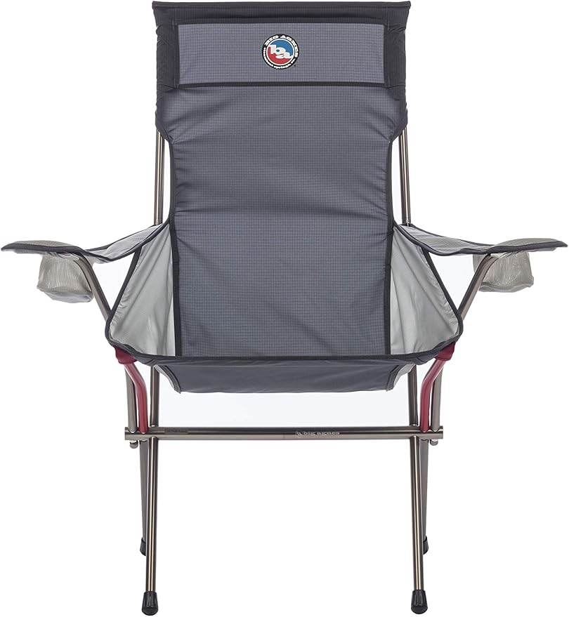 Big Agnes Big Six Armchair - Deluxe Comfort with Built-in Cup Holders | Tall Back Wide Seat | Packable &amp Quick Setup | Lightweight Backpacking &amp Camping Chair