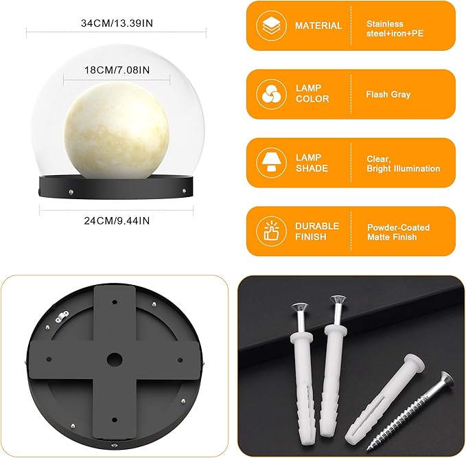 Solar Post Lights IP54 Modern Pillar Light Waterproof Column Lamp Outdoor Dusk to Dawn Solar Post Cap Light with 3200K LEDFence Deck Cap Lights for Garden Deck Patio Outside Lighting (Lampshade)