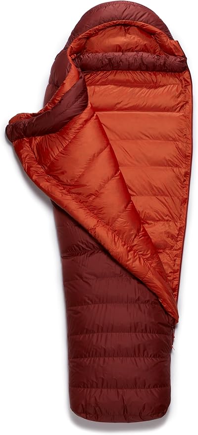 Rab Men's Ascent Down Sleeping Bag - Lightweight Warm Mummy Sleep Sack for Camping &amp Backpacking