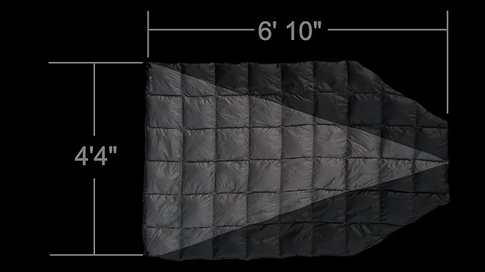 Go Outfitters Stratus Top Quilt | The Ultralight Sleeping Un-Bag &amp Hammock Camping Top Quilt