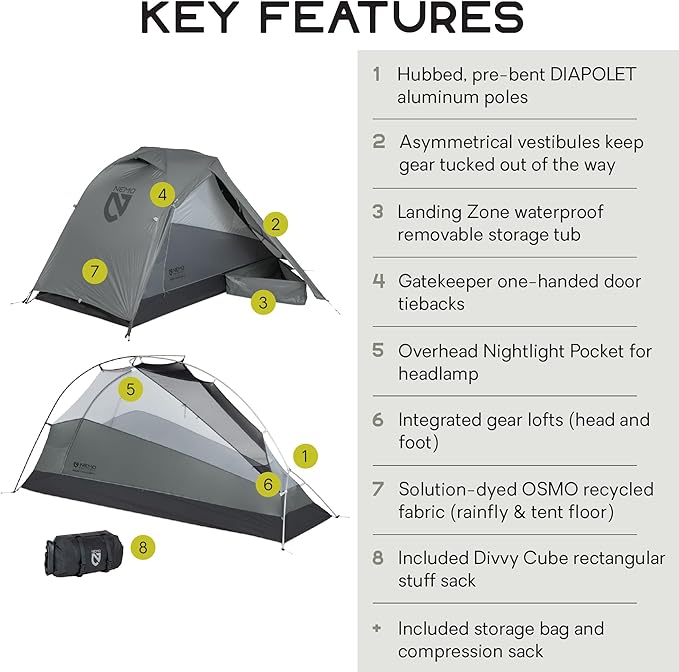 NEMO Equipment Dragonfly OSMO Ultralight Bikepacking Tent