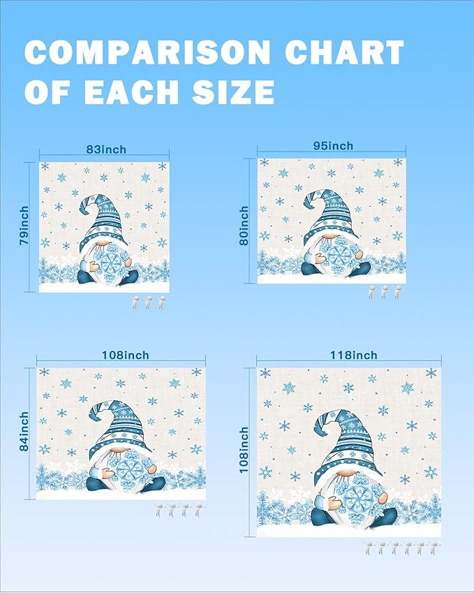 Beach Blanket Waterproof Sandproof Merry Christmas Cute Farm Dwarf Quick Drying Beach Mat with 4 Stakes Blue Snowflake on Linen Lightweight Picnic Blanket for Travel Camping Outdoor 83x79