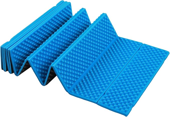 Double Egg Crate Sleeping Pad Egg Crate Sleeping PadSponge Sleep Mat Foldable Thickened Foam Sleep Mat Camping Sleeping Padfor Outdoor Camping 186x57CMFoam Pads