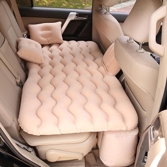 Car Air MattressCamping Air Mattresses for Mitsubishi L200/Lancer/Mirage/Outlander/Pajero Car Bed Air Mattress with Electric Pump Car Bed for Outdoor and TravelA