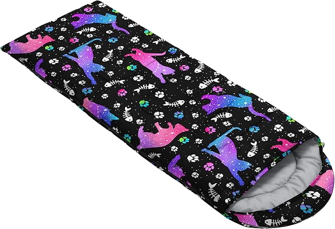 QOOMO Camping Sleeping Bags3 Season Warm &amp Cool WeatherLightweightWaterproof Sleeping Bags for Adults &amp KidsTravelingand OutdoorsCamping Gear Equipment
