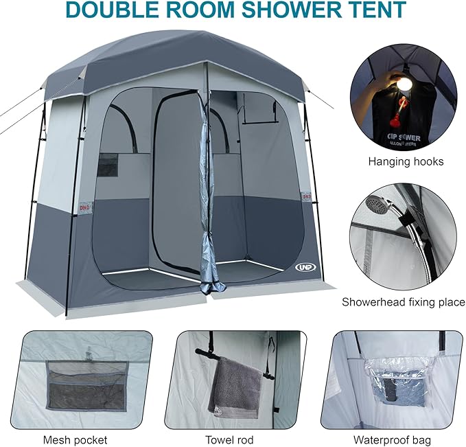 Shower Tent Outdoor Camping Privacy Shelter-Dressing Changing Room-Portable Toilet Tent for Hiking Sun Shelter Picnic Fishing