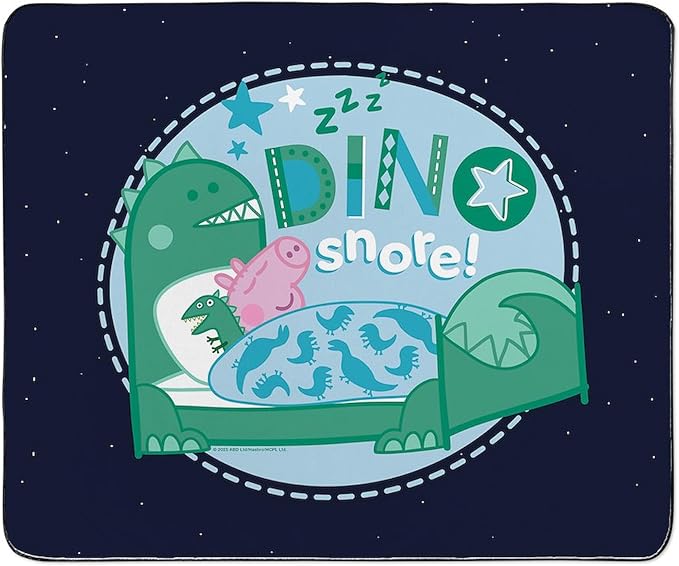 CafePress Peppa Pig: Dino Snore 50 x 60 Water-Resistant Outdoor Blanket