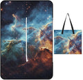 Zipper Universe Galaxy Space Style Picnic Mat Suitable for Travel Camping Park Or Home Use