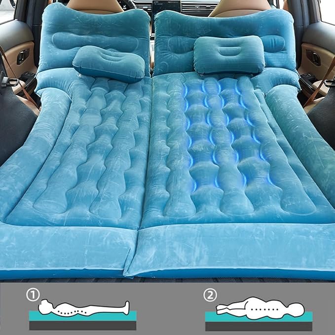 Car Air Mattress Inflatable Bed for EX30 2023-2025 - Comfortable Sleeping Bed for Camping and Travel - Foldable Trunk Mattress for Outdoor Use