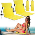 Karenhi 2 Pcs Foldable Poolside Chairs Portable Beach Chair Folding Poolside Chairs for Edge of Pool for Adults Traveling Camping Picnic Lawn Accessories (Green)