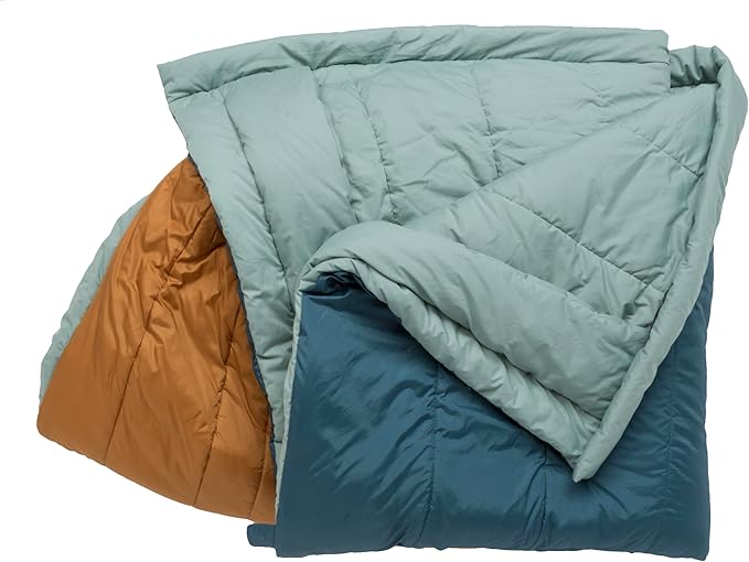 Big Agnes Dream Island 20°F Doublewide Sleeping Bag - 2-Person Sleeping Bag with Double Zipper Entry Zip-Off Quilt Pad Attachment System