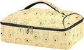 Casserole Carrier Lovely Dog Pattern PrintInsulated Casserole Carrier for Hot or Cold Food Thermal Lunch Tote for Potluck Parties Picnic Beach Fits 9 x 13 Inches Baking Dish